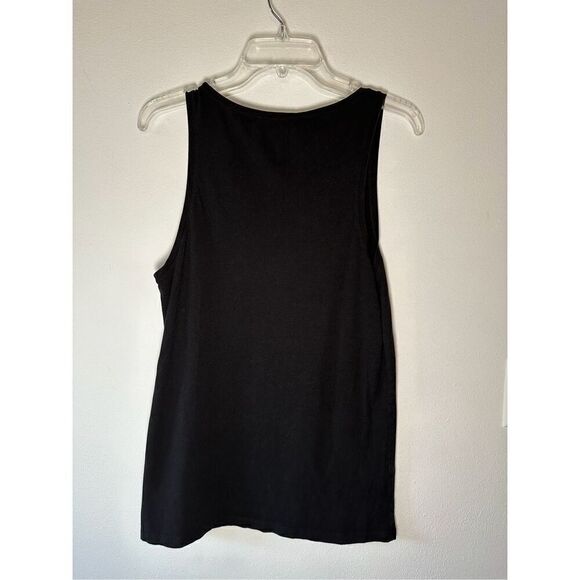 Fat Face women’s black tank top size 16.  #44-1342 - Picture 3 of 5